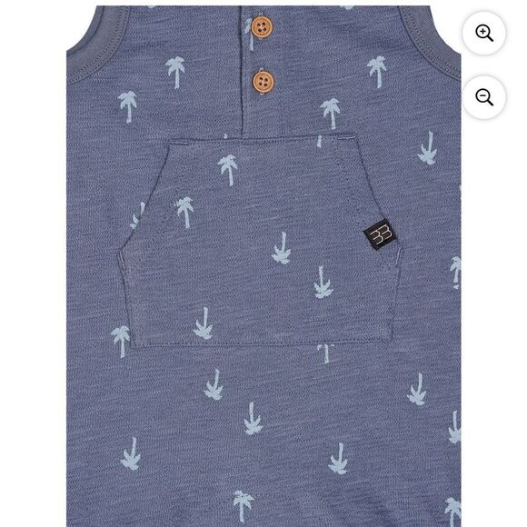 Modern Moments by Gerber Baby Boy Sleeveless Romper, Size 18 months - Picture 5 of 5